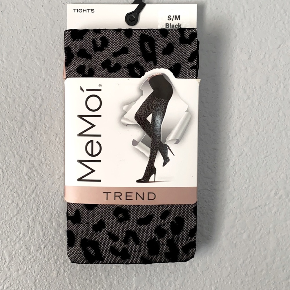 Leopard Print Sheer Tights